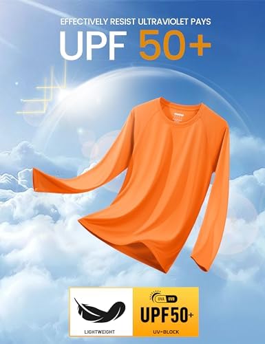 MAGCOMSEN Men's Long Sleeve Shirts UPF 50+ UV Sun Protection Athletic Shirts for Hiking Running Workout Rash Guard - Image 3