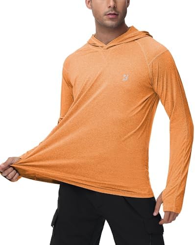 Roadbox Men's UPF 50+ Fishing Shirts, Long Sleeve UV Sun Protection Hoodie - Image 2