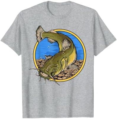 Flathead Catfish Fishing T-Shirt by Hunting+%26+Fishing+Merch