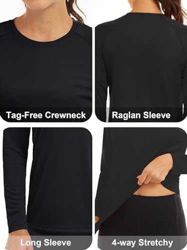 MAGCOMSEN Women's Long Sleeve Shirts UPF 50+ Sun Protection Shirts for Hiking Fishing Workout Rash Guard - Image 5