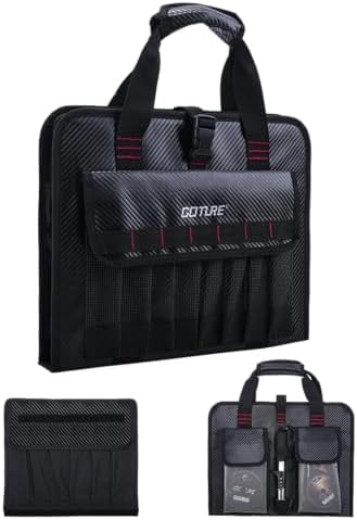 Goture Fishing Jig Bag, 34 Mesh Pocket Detachable Lure Storage Bag by Goture