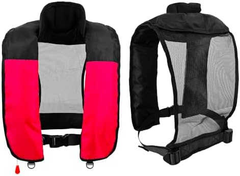 Automatic Inflatable Life Jacket,Preserver PFD for Adults,Life Vest for Adult,Supports Weight up to 330 pounds - Image 2