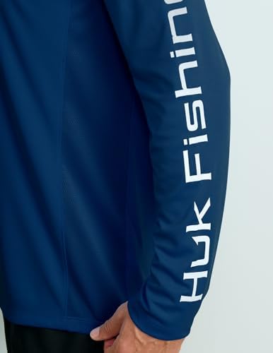 HUK Men's Pursuit Vented Long Sleeve Fishing Shirt (+30 UPF) - Image 4