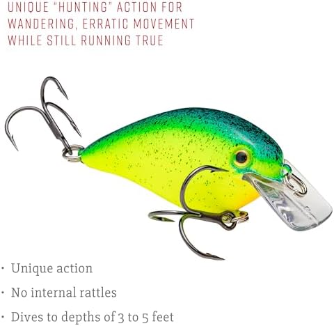 Strike King KVD 1.5 Hard Knock Fishing Lure, 3/8 oz, 3D Lifelike Eyes - Image 4
