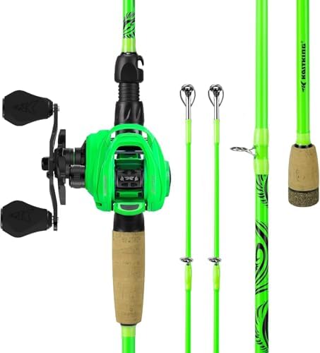 KastKing Zephyr Dual-Tip Baitcaster & Spinning Fishing Rod and Reel Combo by KastKing