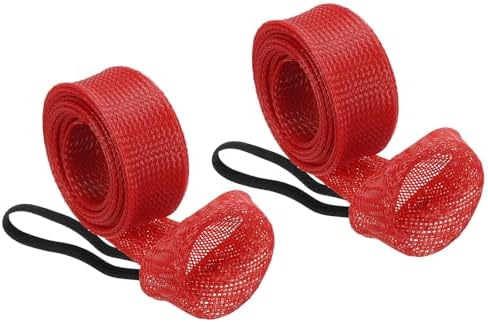 PATIKIL Rod Sock, Fishing Rod Sleeve Cover Braided Mesh Pole Protector Gloves Fishing Tools Pointed End for Spinning Fishing Rod Fly Rod Ice Rod Casting Rod by PATIKIL