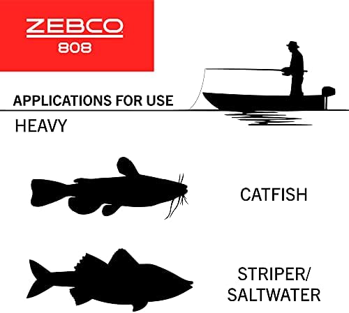 Zebco 808 Spincast Fishing Reel, Changeable Right- or Left-Hand Retrieve, Pre-Spooled with Zebco Fishing Line, Dial-Adjustable Magnum Drag - Image 5