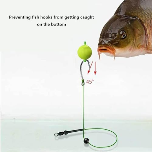 Fishing Hooks Saltwater 5 Pieces Pre-Tied Carp Fishing Rig - Image 4