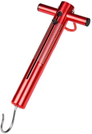 Booms Fishing TS1 Aluminum Tube Spring & Hook Scale 50LB/22KG by BoomsFishing