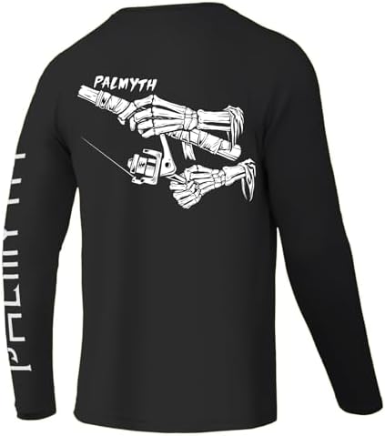 Palmyth Fishing Shirts for Men Long Sleeve UPF 50+ T Shirt Sun Protection by PALMYTH