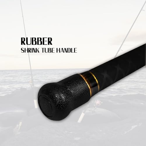 Fiblink Surf Spinning Fishing Rod 2 Piece Carbon Fiber Portable Travel Spinning Rod (10-Feet & 12-Feet) - Image 6