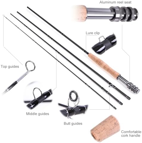Fly Fishing Combo - Rod, Reel, Carrier, Bag & Case - Portable Fly Fishing Gear - Image 2