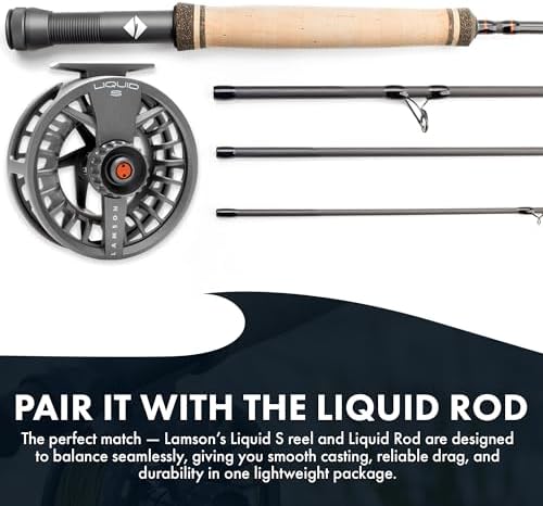LAMSON Liquid S-Series & HD Fly Fishing Reels, All-Water, Large Arbor - Image 5