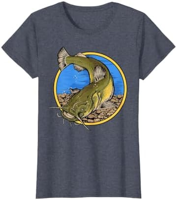 Flathead Catfish Fishing T-Shirt by Hunting+%26+Fishing+Merch