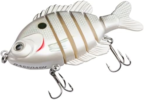 BASSDASH SwimPanfish Multi Jointed Bluegill Bass Fishing Lure Swimbaits - Image 5