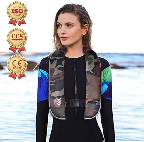Automatic Inflatable Life Jacket|Life Vest for Adults|PFD Low Profile|Supports up to 330 lbs(YSH701) - Image 5