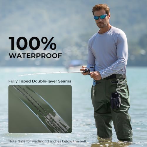 Calamus WaveWalker Waist Waders with Boots, Hip Waders for Men - Image 3