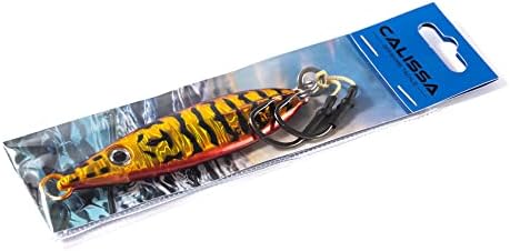 Calissa Offshore Tackle Fast Fall Jig 80g 150g 250g 300LBS Assist Hooks 3/0 Butterfly - Vertical Speed Lure Slow Pitch Flat - Glow Color Painted on Both Sides - Image 4