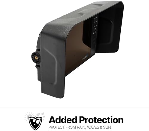 BerleyPro Visor for Lowrance Fish Finder — Sun Glare Reduction — Fits HDS Live/PRO, Elite FS, Hook Reveal, Eagle Series - Image 5