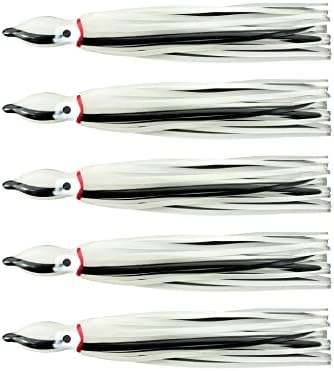 BLUEWING Trolling Squid Skirts Fishing Saltwater 2,3,5,8,12 Inch Octopus Lures 1pcs/5pcs by BLUEWING