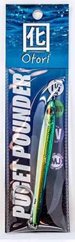 Otori Puget Sound Pounder Jig | Jigging Lure | Glow UV Paint | Assorted Sizes 45g/1.5oz, 70g/2.5oz, 100g/3.5oz & 130g/4.5oz | Fishing Jig | Jig for Halibut, Lingcod, Rockfish, Chinook, COHO & Salmon by BeauMac