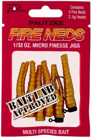 Pautzke's Fire Neds, Micro Finesse Jigs,Ultimate Trout and Multi-Species Fishing Lures by Pautzke+Bait