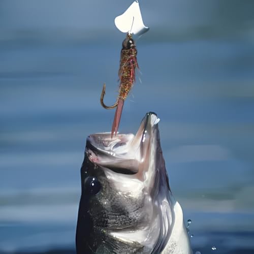 5pcs Nymph Stonefly Fly Lures 10# Hook Freshwater Saltwater - Image 3