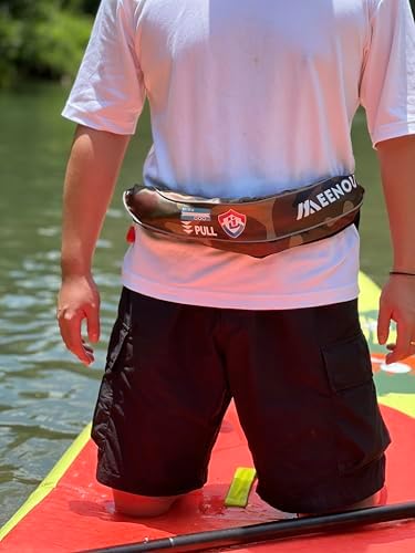 Adult Automatic Inflatable Belt Pack Waist PFD for SUP Fishing Kayaking - Image 3