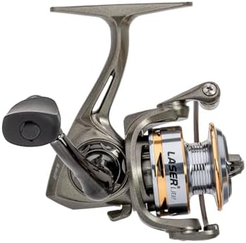 Lew's Laser Lite Spinning Fishing Reel, 6+1 Bearings, Graphite Frame and Sideplate, Speed Lube, Multi-Disc Drag - Image 2