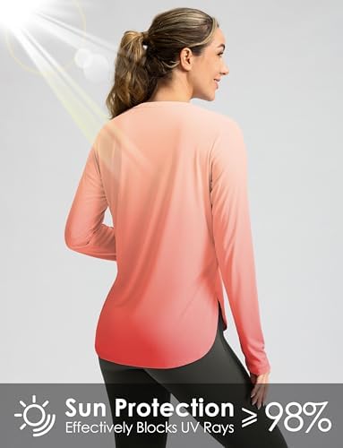 G Gradual Women's Sun Shirts UPF 50+ Long Sleeve Workout Hiking Tops - Image 4