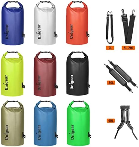 Unigear Floating Waterproof Dry Bag for Kayaking, 2L/5L/10L/20L/30L/40L - Image 6
