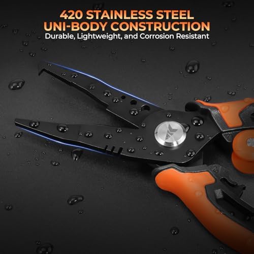 KastKing AeroVice 7.5” Fishing Pliers, Saltwater Resistant Fishing Gear - Image 6