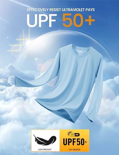 MAGCOMSEN Men's Long Sleeve Shirts UPF 50+ UV Sun Protection Athletic Shirts for Hiking Running Workout Rash Guard - Image 3
