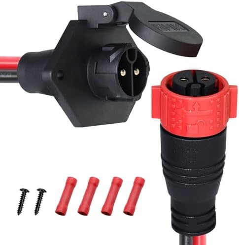Trolling Motor Plug,12V/24V/36V/48V Trolling Motor Plug for Minn Kota Boat by XMK