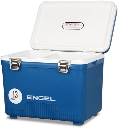 ENGEL 13qt Leak-Proof, Air Tight, Drybox Cooler and Small Hard Shell Lunchbox for Men and Women by ENGEL