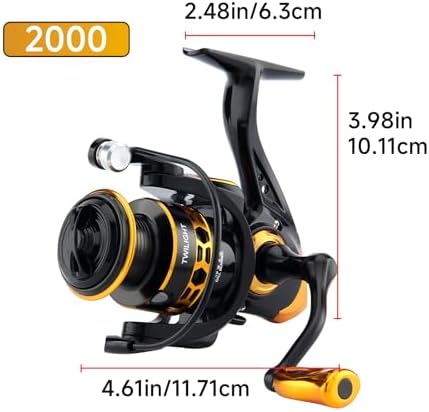 HAUT TON Dolphin Spinning Reel, 5+1BB Saltwater Fishing Reels - Image 2