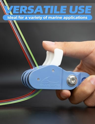BLUEWING Outrigger Halyard Lock Pulley Single/Double/Triple Halyard Line Lock Pulley with Ball Bearing Snap Swivel for Offshore Fishing - Image 3