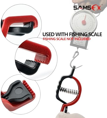5.3'' Fish Lip Gripper, Digital Scale Hook Non-Puncture Replacement Clamp - Image 4