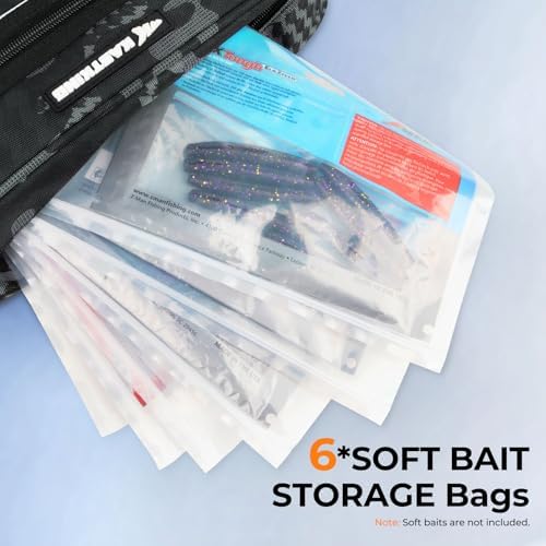 KastKing BaitSpace Waist Bag, Fishing Fanny Pack with Rod Holder - Image 4