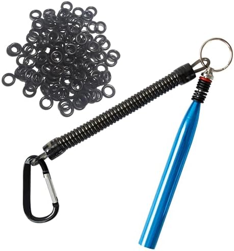 Reaction Tackle Wacky Rig Tool and O-Rings for Soft Plastic Worms, Bass Fishing Wacky Rig and Neko Rig Stick Bait Setup for Largemouth and Smallmouth - Image 6