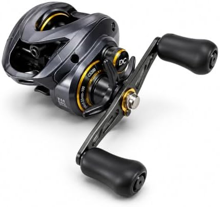 DC Baitcasting Reel, Digital Control Anti-Backlash, 7.1:1 Gear Ratio,5+1 Bearings, 18.5LB Drag, Ultralight for Bass Freshwater by KITHWILD