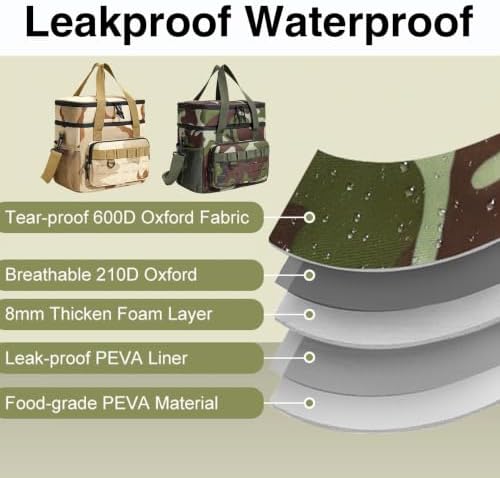 Backpack Cooler Insulated Leakproof, Soft Cooler Backpack for Beach - Image 3