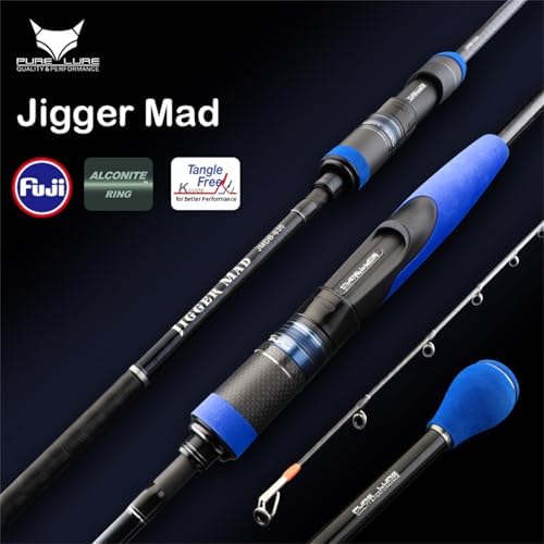 PURELURE Heavy Slow Jigging Rod - Saltwater Fishing Rod 1.5 Piece - Image 5