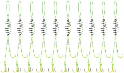 Dyxssm Drum Spring Feeder Fishing Hooks, Carp Bait Traps Fishing Hook by Dyxssm