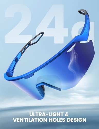 Lamicall 24g Polarized Sports Sunglasses for Men Women - UV400 Protection Sun Glasses for Baseball Running Cycling Fishing - Image 3