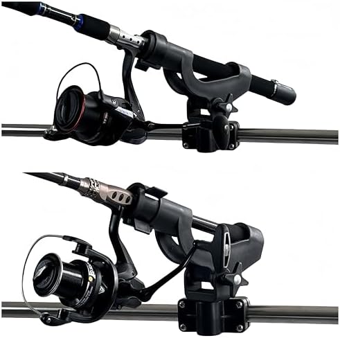 HiUmi Adjustable Rotatable Plastic Fishing Rod 3 Mount Rack Holder Bracket Boat Canoeing Rowing Mount Kit Kayak Side Rod Holder - Image 6