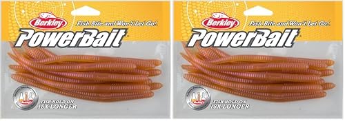Berkley PowerBait Power Nightcrawler Natural, 6" (13 Count) by Berkley