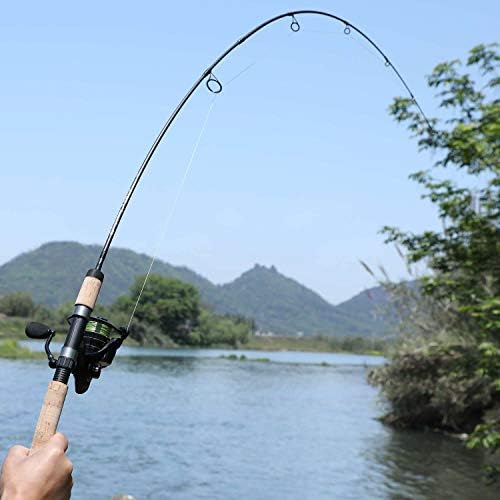 Sougayilang Fishing Rods Graphite Lightweight Ultra Light Trout Rods 2 Pieces Cork Handle Crappie Spinning Fishing Rod - Image 6