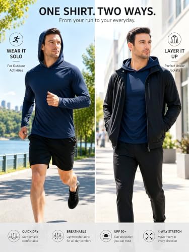 ZITY Men's Lightweight Pullover Hoodie UPF 50+ Fishing Shirts Sweatshirt - Image 3
