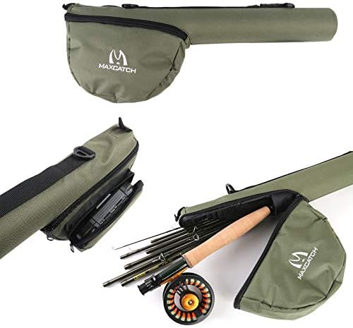 M MAXIMUMCATCH Maxcatch Alltime Travel Fly Fishing Rod-Ultra Compact for Backpacking 8-Piece 9ft with Rod Tube (Size: 5/6/8wt) - Image 5